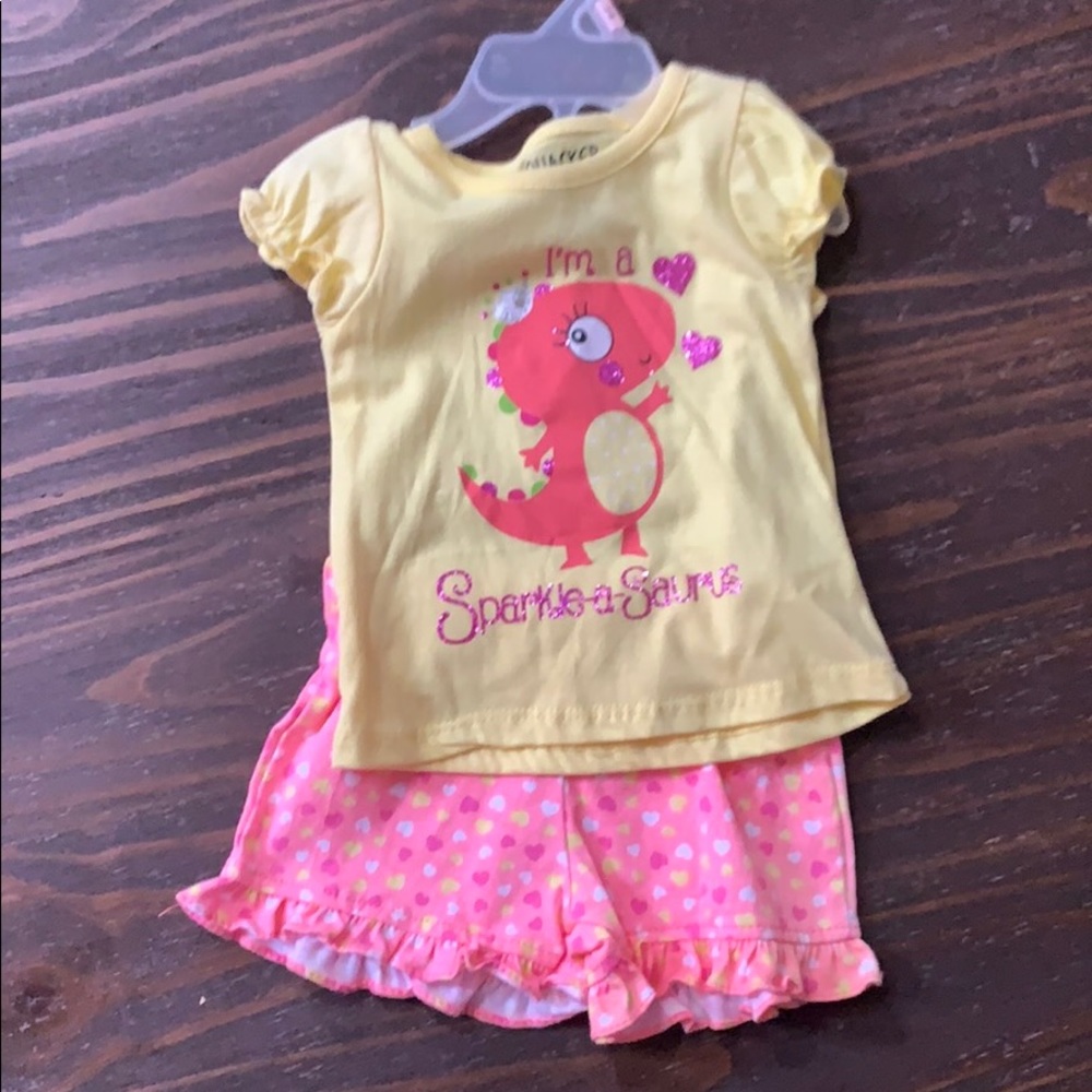 Shorts dinosaur pajamas